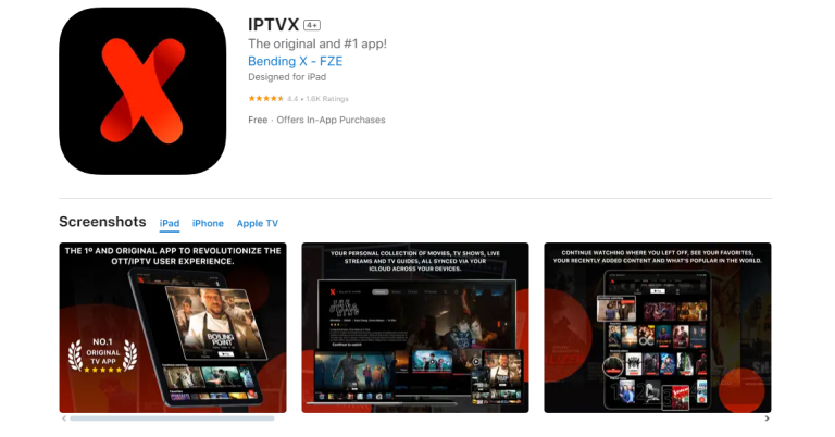 IPTV on iPhone iPad 